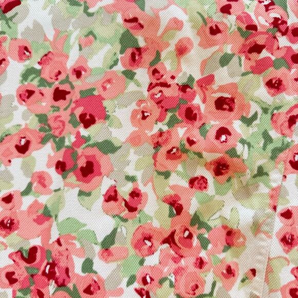 Christopher & Banks pink red white green flower floral jacket size medium M
 b4 - Picture 5 of 6